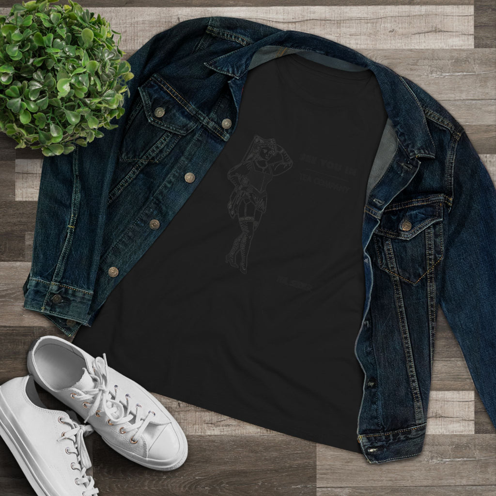 See You In Tea Company Tea | Vintage Pinup Illustration, Minimal Graphic Shirt