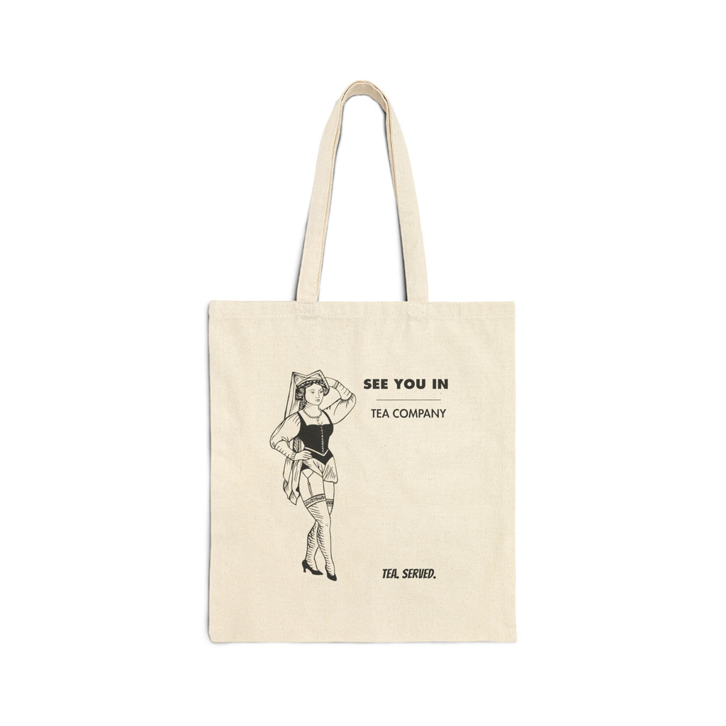 See You In Tea Company Canvas Tote Bag